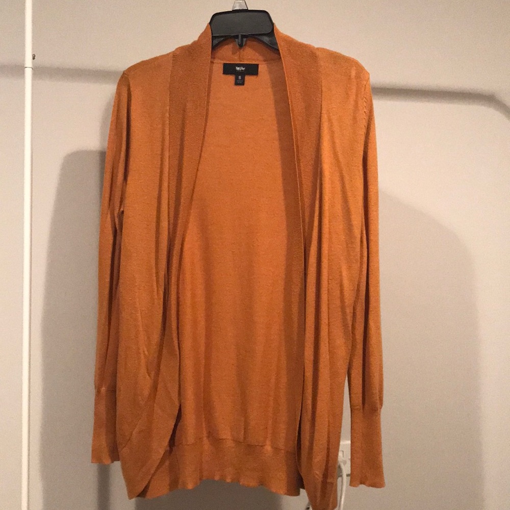Mustard yellow cardigan